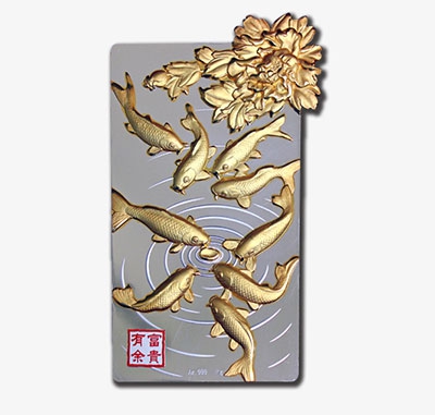 贺岁银砖-星空体育app
出品年年有余银砖 收藏送礼佳品 高浮雕镀金